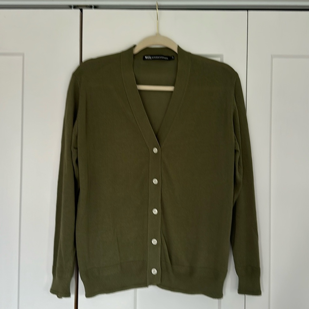 Nicholson & Nicholson Long Sleeve Cotton Cardigan